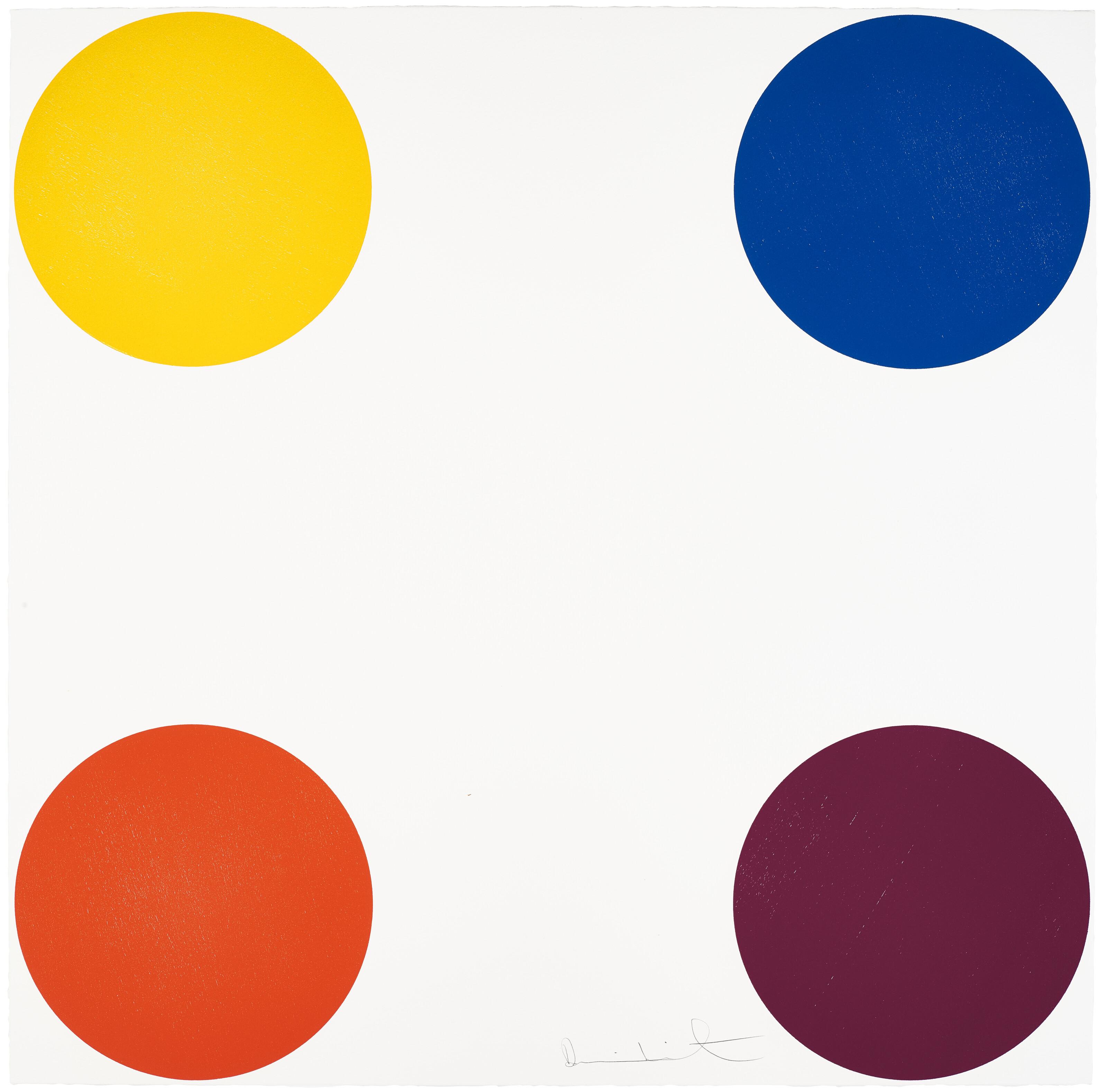 Damien Hirst - Norleucine, from 12 Woodcut Spots