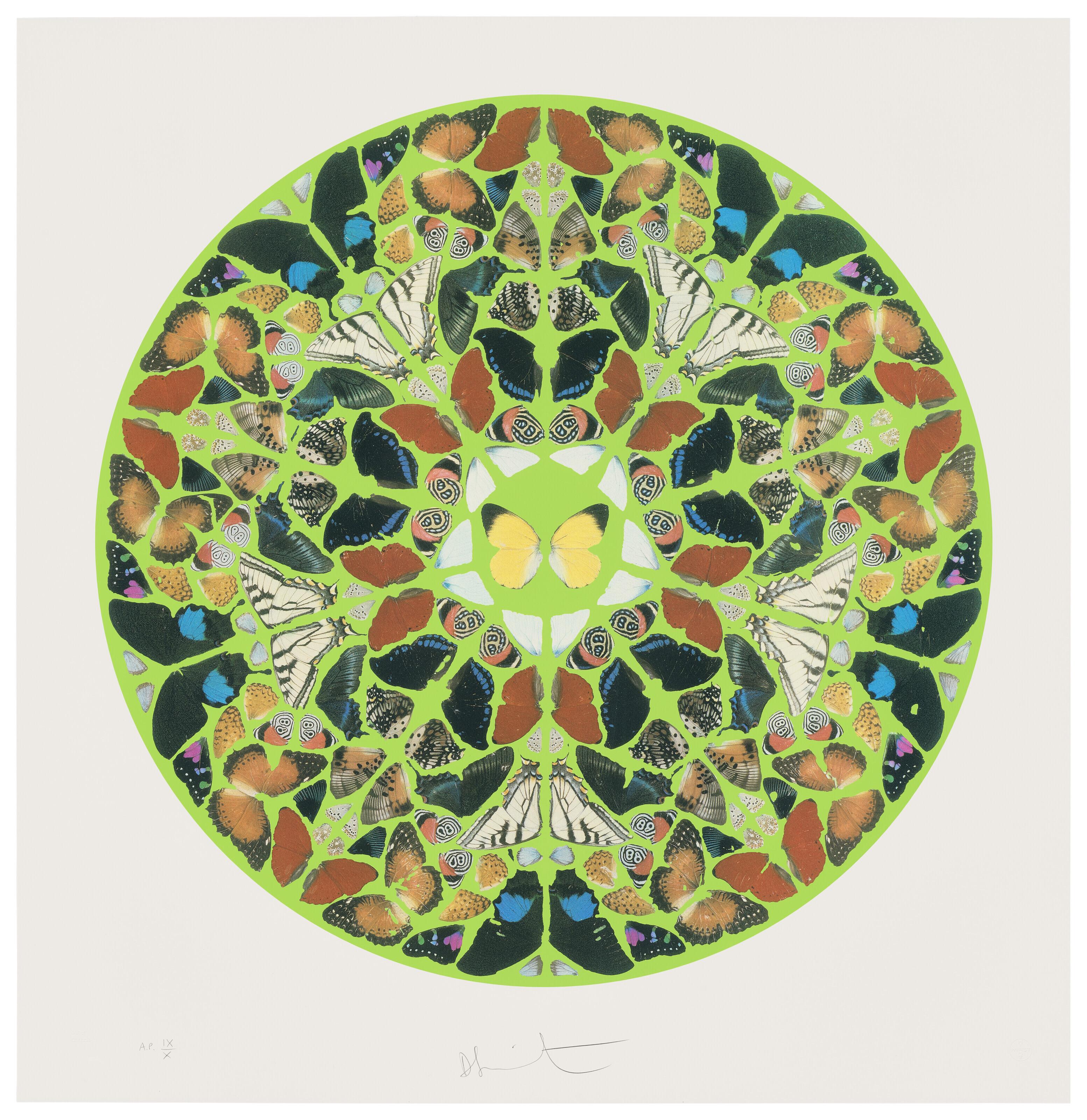Damien Hirst - Psalm Print: Domini est terra