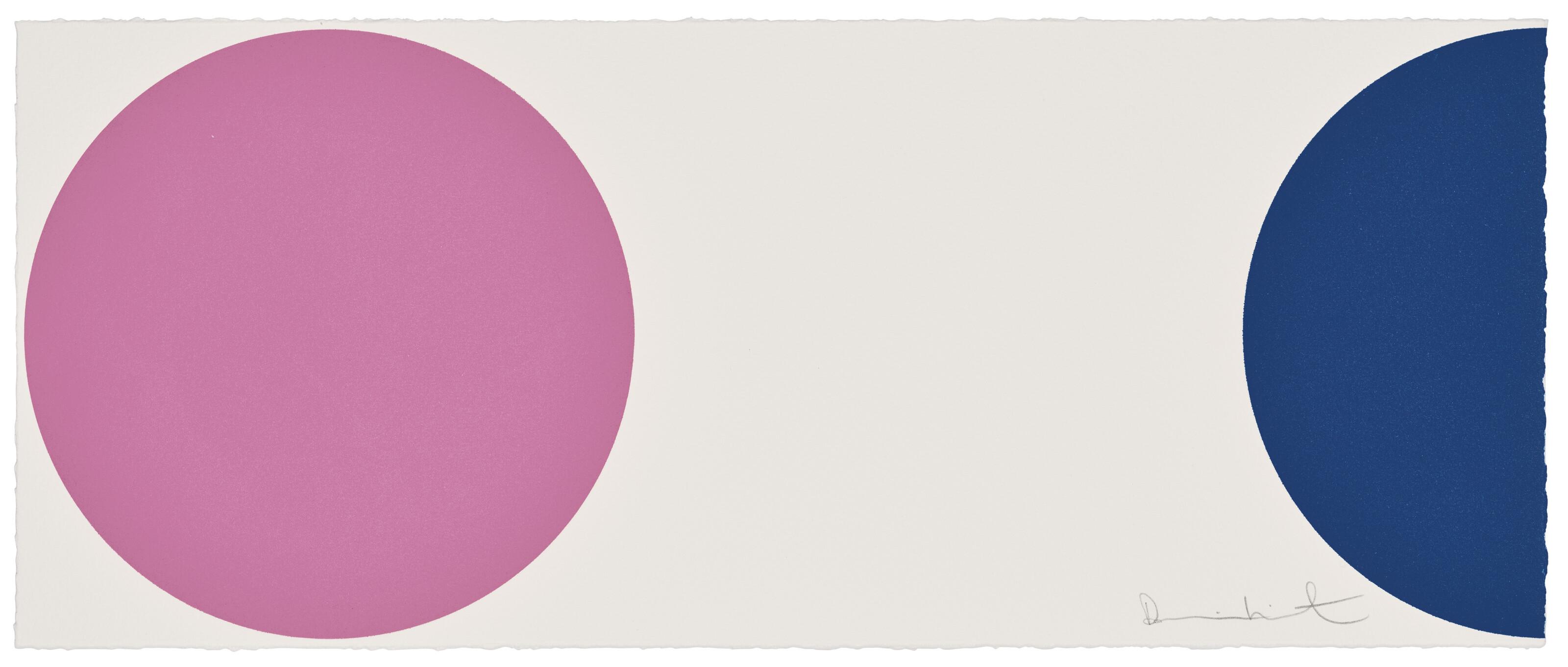 Damien Hirst - Quinizarin, from: 40 Woodcut Spots