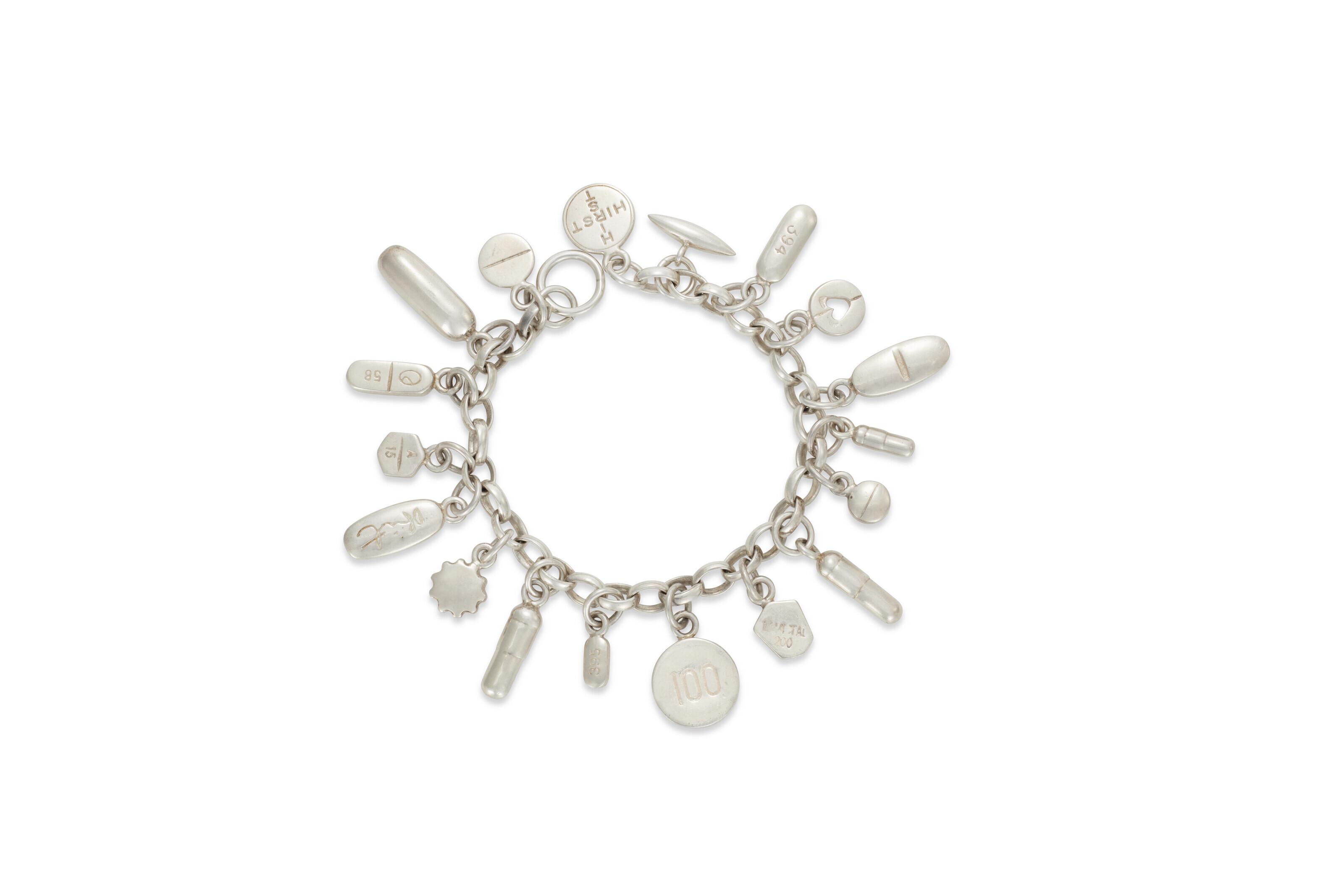 Damien Hirst - Silver charm bracelet