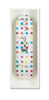 Damien Hirst - Skull on Skateboard Deck, 2011