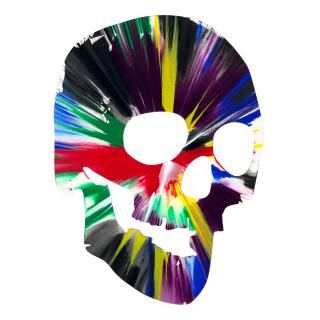 Damien Hirst - Skull Spin Painting
