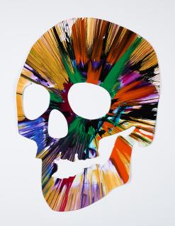Damien Hirst - Skull Spin Painting.