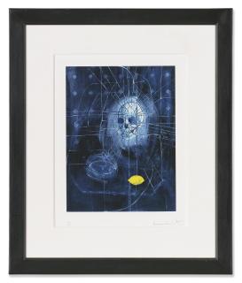 Damien Hirst - Skull with Ashtray and Lemon