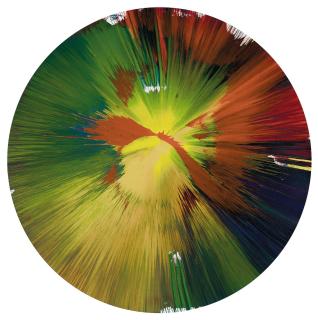 Damien Hirst - Spin painting