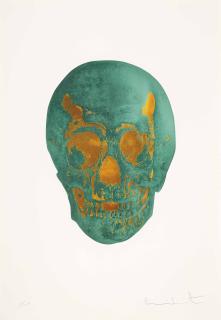 Damien Hirst - The Dead - Racing Green Island Copper Skull