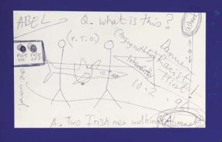 Damien Hirst - Two Irish men walking abreast (or a shark)