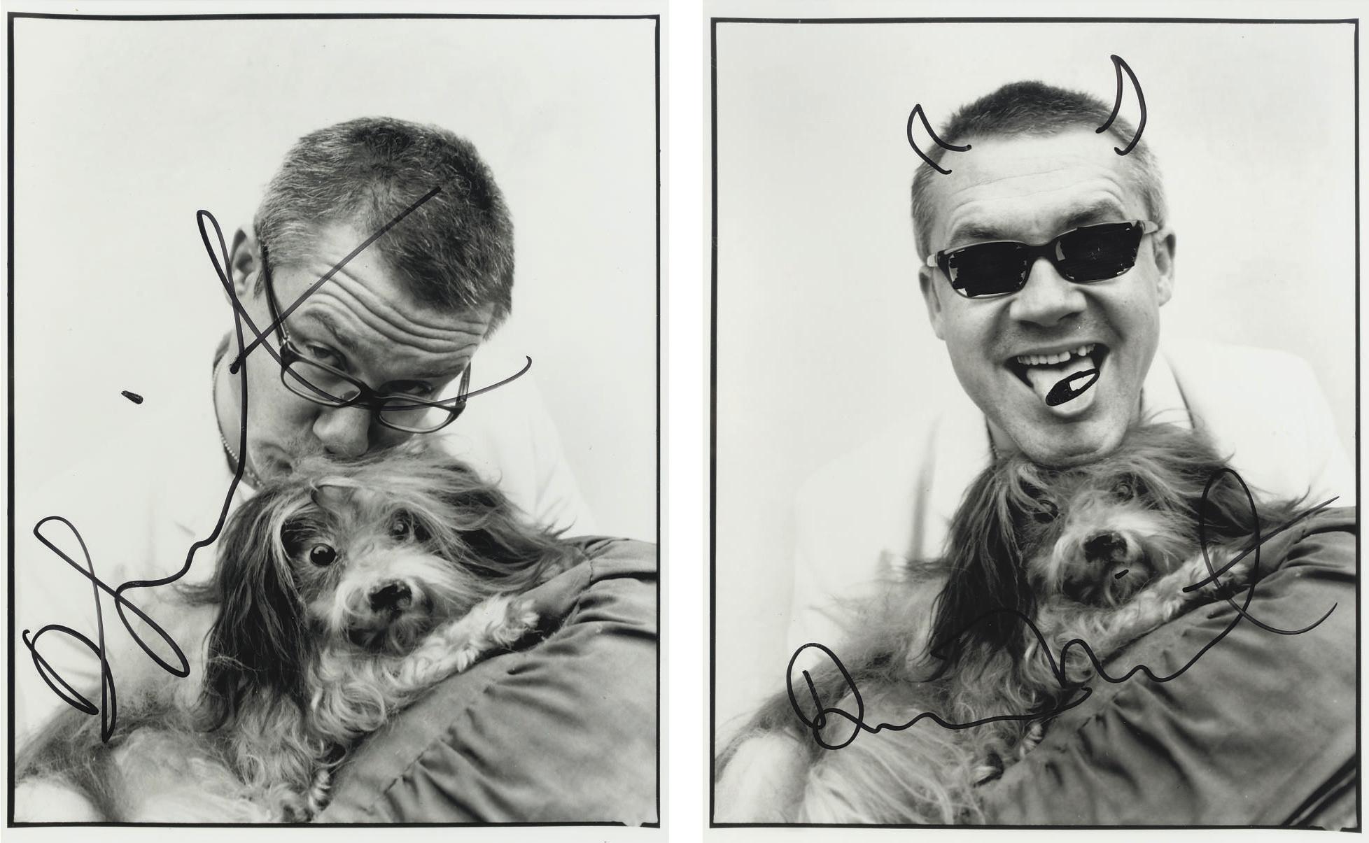 Damien Hirst - Two self-portraits