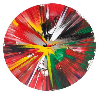 Damien Hirst - Untitled (Circle Spin Painting), 2009