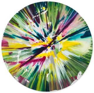 Damien Hirst - Untitled (Circle Spin Painting)