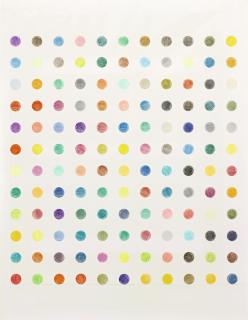 Damien Hirst - Untitled F (Spot Drawing)