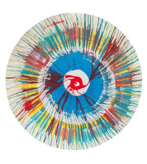 Damien Hirst - Untitled Paper Spin Painting