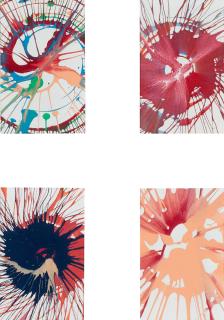Damien Hirst - Untitled (War Child Spin Painting)