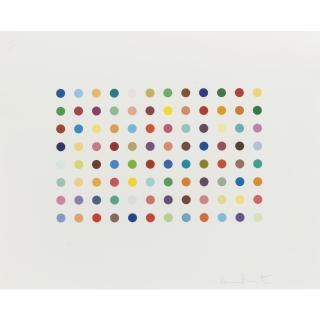 Damien Hirst - Xylene Cyanol Dye Solution