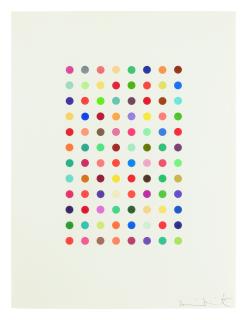 Damien Hirst - Xylene Cyanol Dye Solution