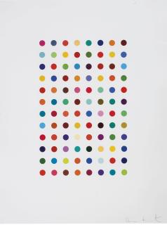 Damien Hirst - Xylene Cyanol Dye Solution