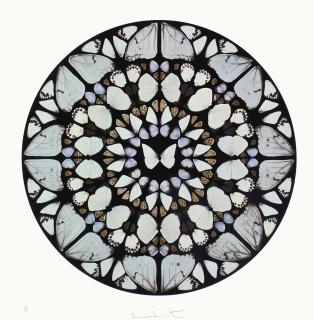 Damient Hirst - Psalm Print: Benedictus Dominus