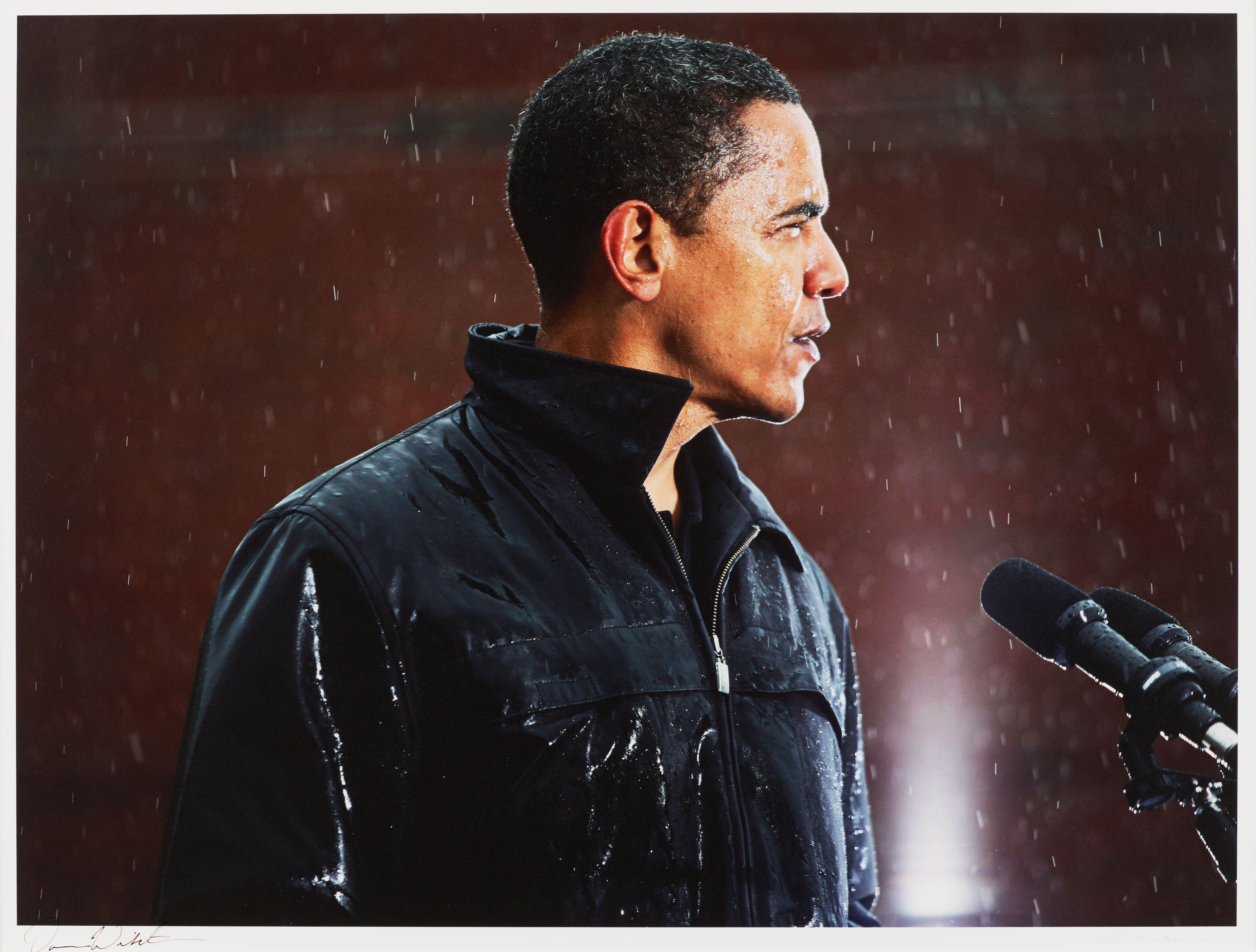 Damon Winter - Barack Obama taking Pennsylvania by Storm, Widener University, Chester, Pennsylvania