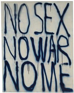 Dan Colen - No Sex No War No Me