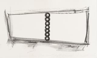 Dan Flavin - For Circular Fluorescent Light Of One Wall