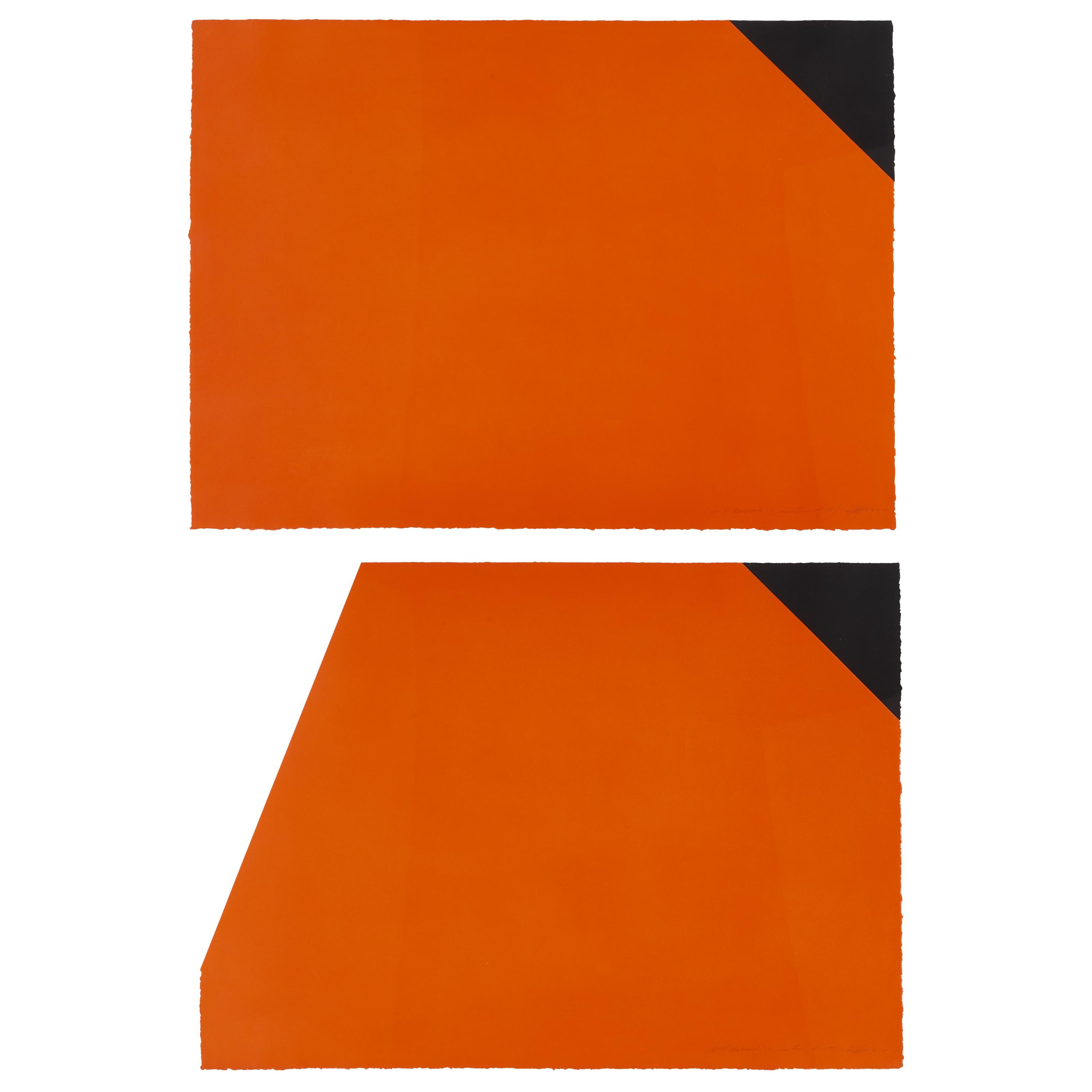 Dan Flavin - For Malevich: two prints