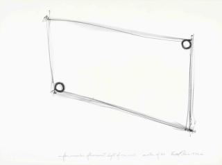 Dan Flavin - For one walled circular fluorescent light, Castelli Graphics, Inc. and Multiples, Inc. New York, 1974