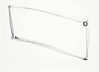 Dan Flavin - For one walled circular fluorescent light