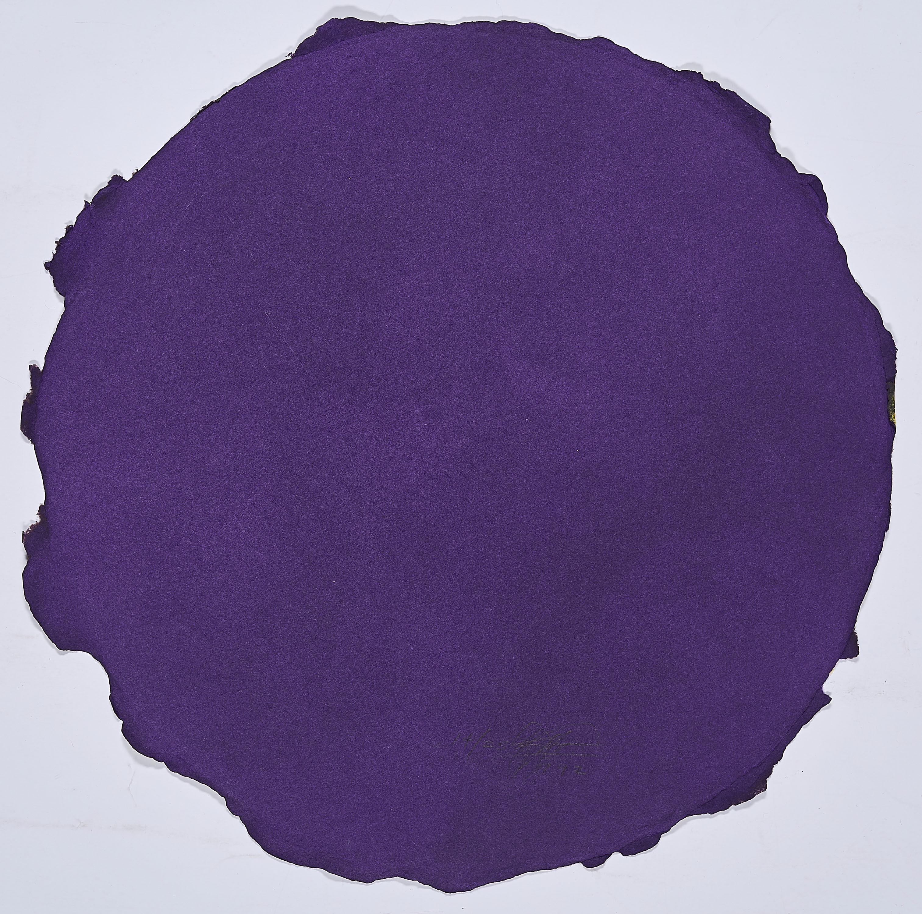 Dan Flavin - Guggenheim Tondo gelb-lila.