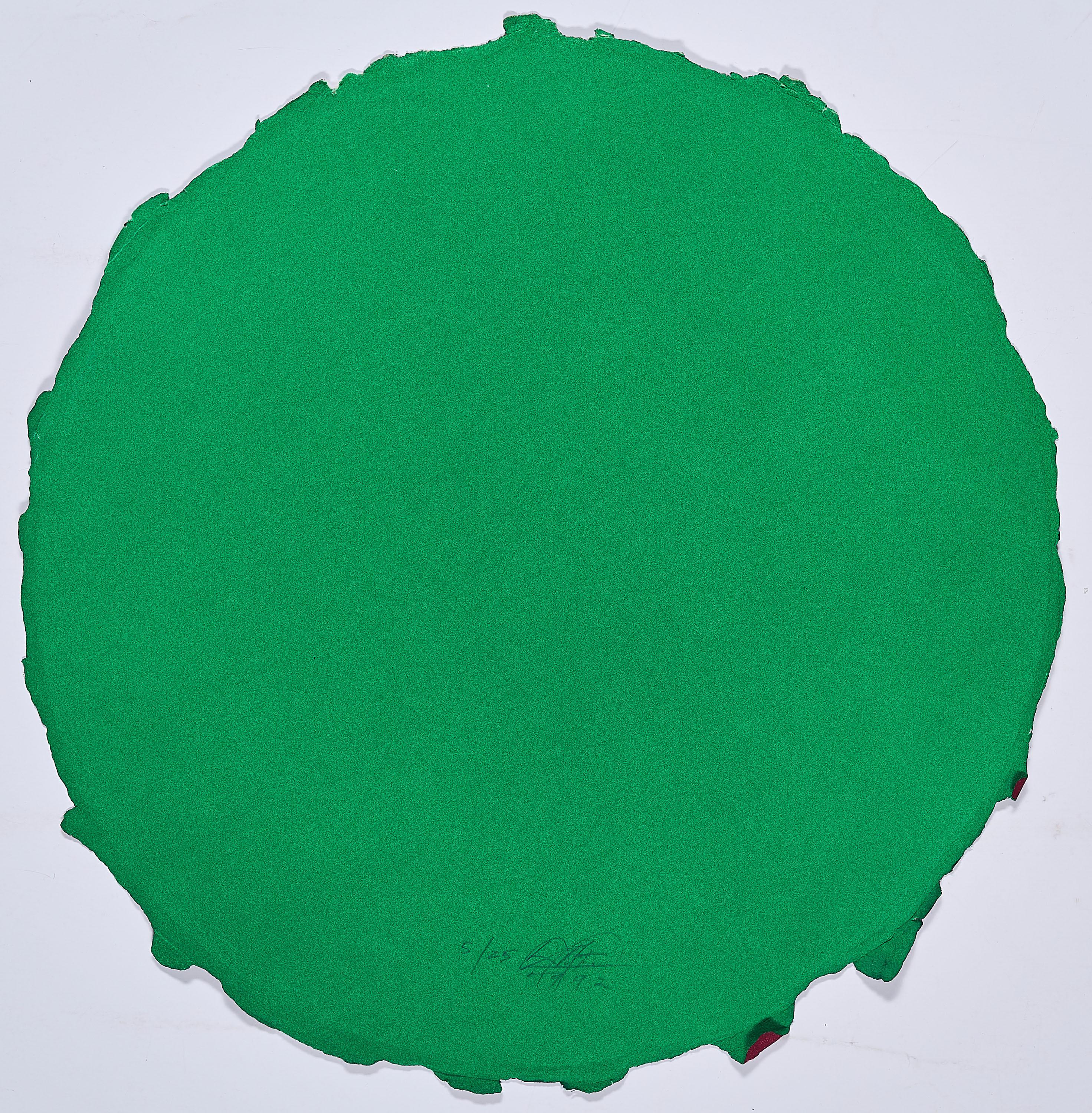 Dan Flavin - Guggenheim Tondo magenta-grün.