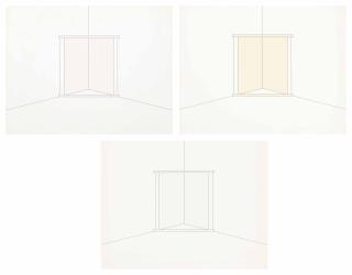 Dan Flavin - In Fluorescent Light 8\' High to European Couples: three plates