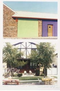 Dan Graham - Haut :Garage In Neo-Colonial Style, Westfield, N.J., 1978 Bas :\'Block-Party\' - New Housing Developments, Staten Island, New York, 1978
