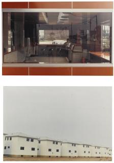 Dan Graham - (I) Highway Restaurant, Site View, Jersey City, New Jersey (Ii) Not Yet Completed Housing Project, Bayonne, New Jersey