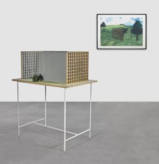 Dan Graham - I. Model For A Pavillion Ii. Empty Shoji Screen, Two-Way Mirror Container