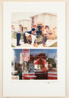 Dan Graham - I. Two Family Groups, Staten Island, N.Y.  Ii. Shop Window Of Kitchen Appliance Store, Jersey City, N.J