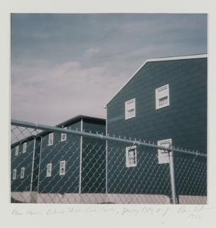 Dan Graham - New Houses Behind Chain Link Fence, Jersey City, N.Y