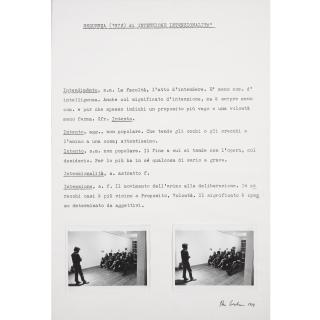 Dan Graham - Sequenze Di Intenzione Intenzionalita