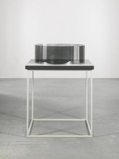 Dan Graham - Two Half-Cylinder In Two Way Mirror Glass