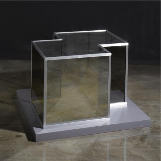Dan Graham - Two-Way Mirror Joined Cubes