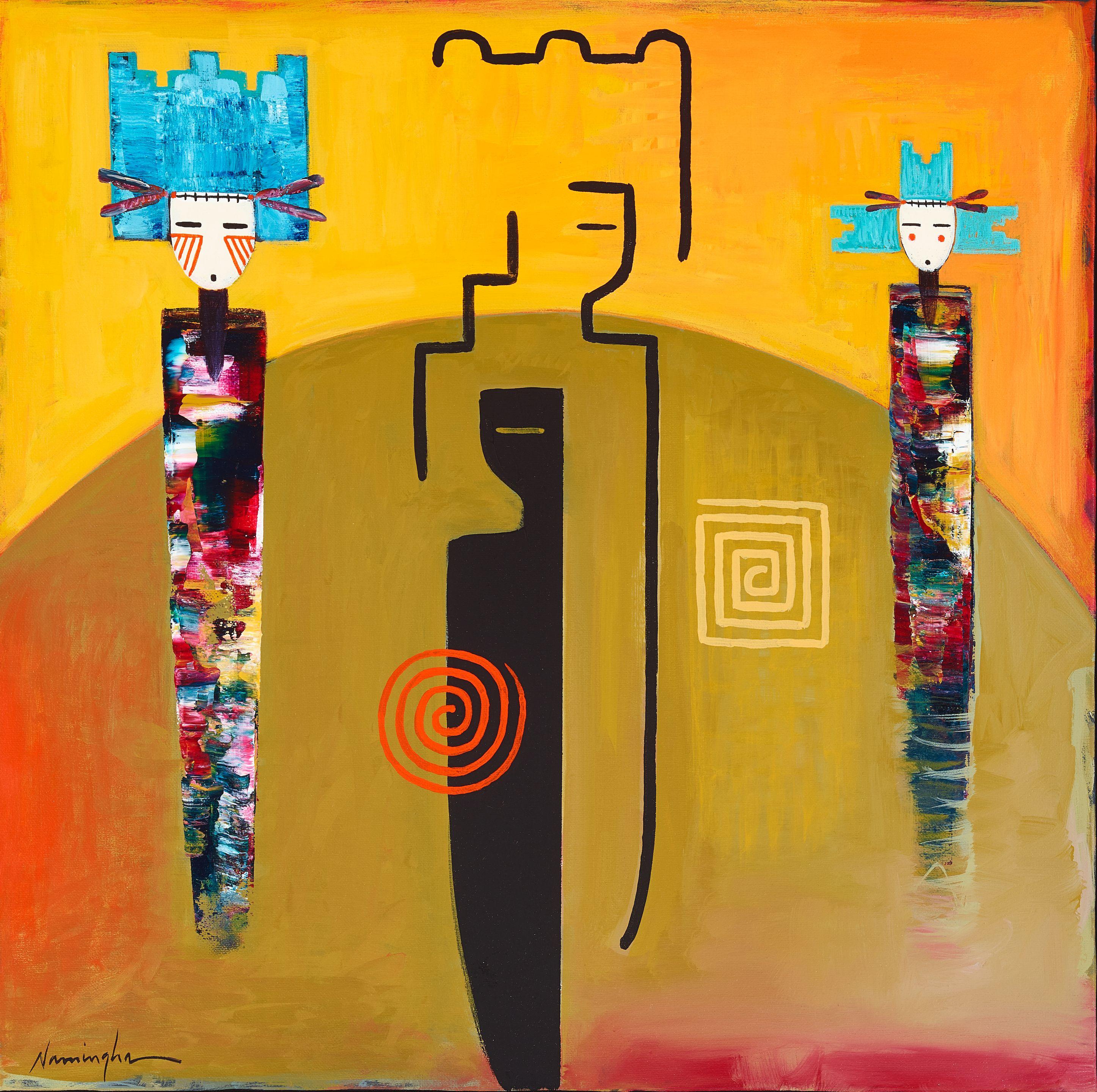 Dan Namingha - A Dan Namingha Painting, \