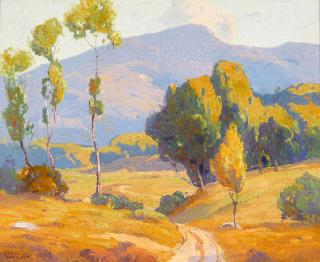 Dana Bartlett - Path through Autumn hills