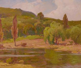 Dana Bartlett - San Rafael Pond 20 x 24 in. framed 27 x 32 in.
