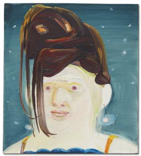 Dana Schutz - Albino with Wig