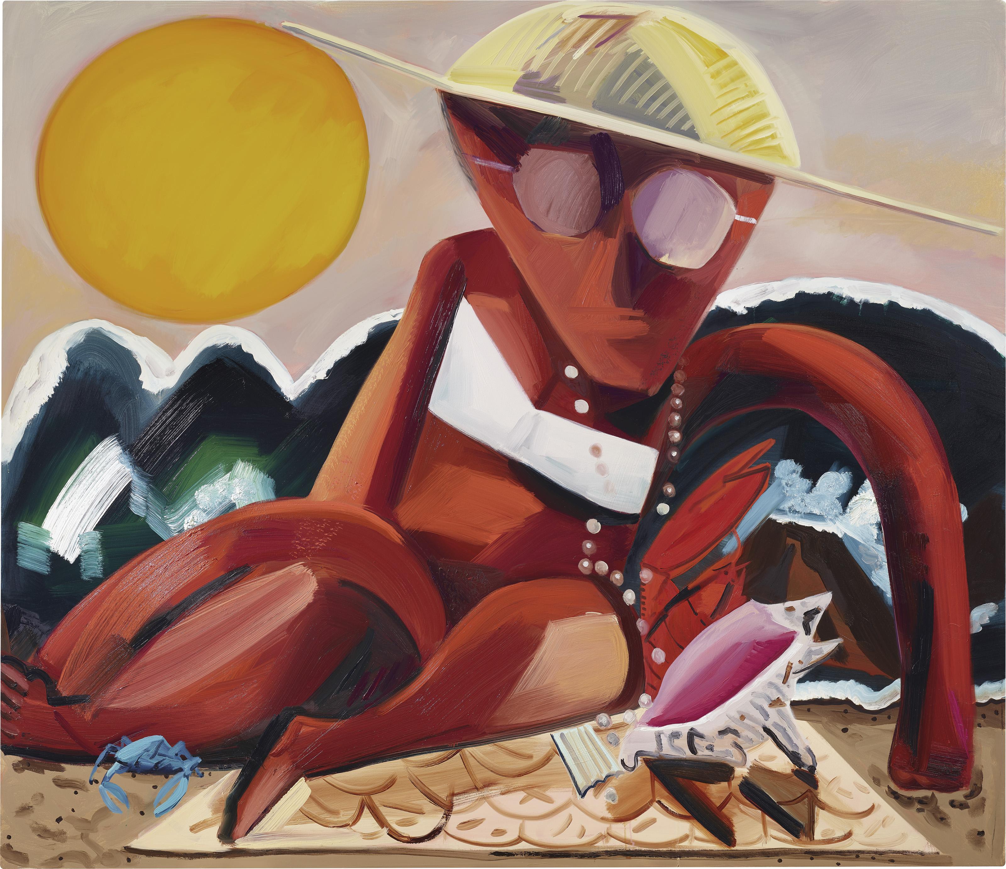 Dana Schutz - Bain De Soleil