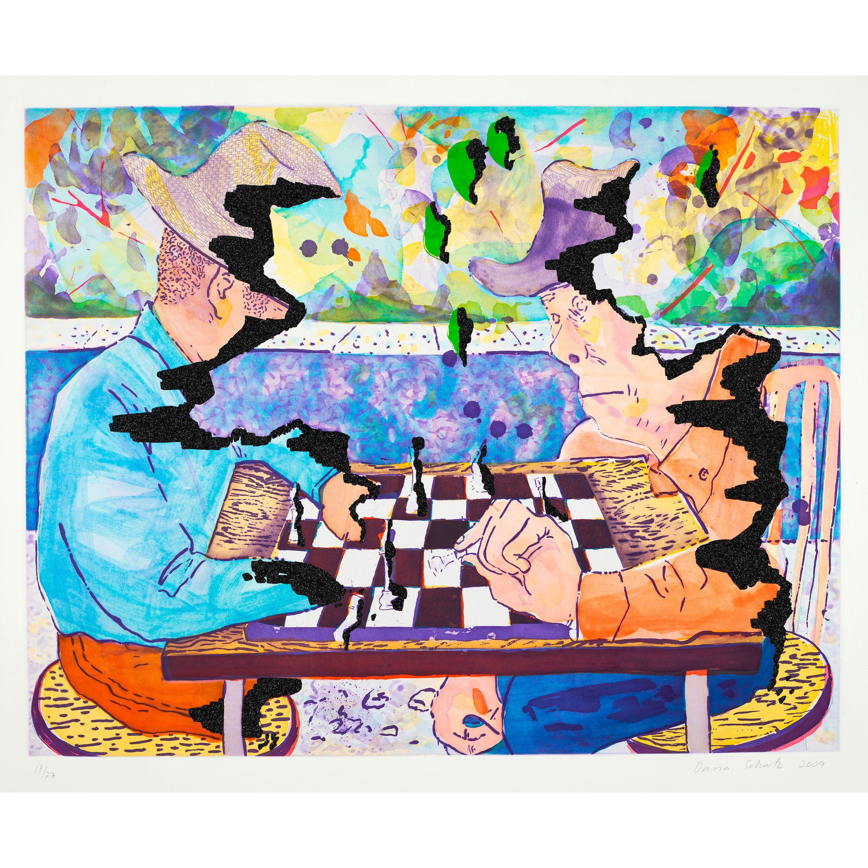 Dana Schutz - Chess
