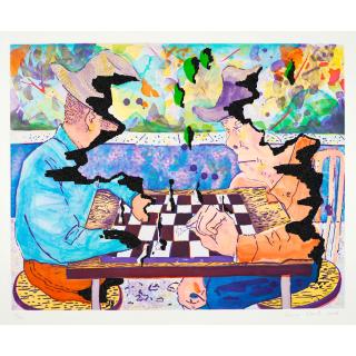 Dana Schutz - Chess