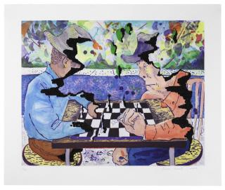 Dana Schutz - Chess