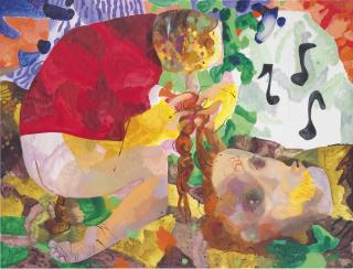 Dana Schutz - Crapping, Braiding and Whistling