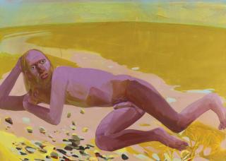 Dana Schutz - Reclining Nude