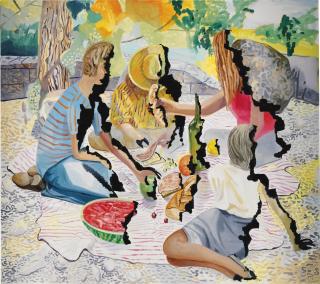 Dana Schutz - Singed Picnic