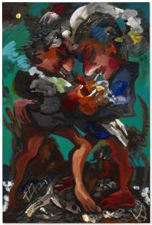 Dana Schutz - Smokers